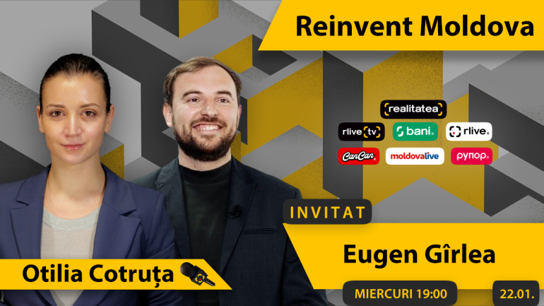 Agenda - Eugen Gîrlea, Președinte al Asociației Producătorilor de Energie Electrică Eoliană și Fotovoltaică, invitat la Reinvent Moldova