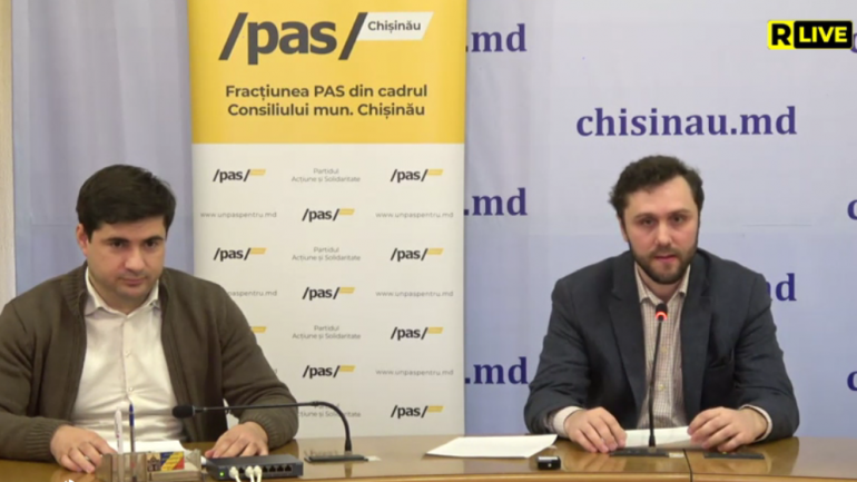 Fracțiunea PAS din CMC susține conferința de presă: Soluții pentru depășirea crizei transportului din Chișinău pe timp de pandemie