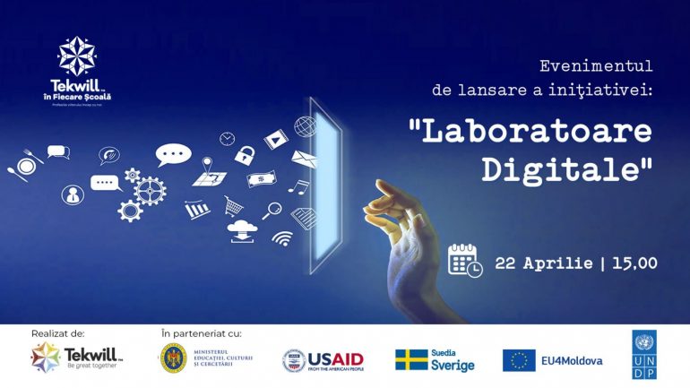 Evenimentul de lansare a inițiativei „Laboratoare Digitale”