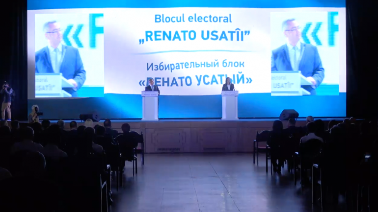 Evenimentul de lansare în campania electorală a Blocului electoral “RENATO USATÎI”