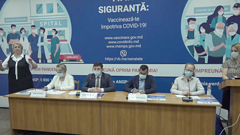 ANSP oferă noi detalii despre procesul de vaccinare împotriva COVID-19 în Republica Moldova