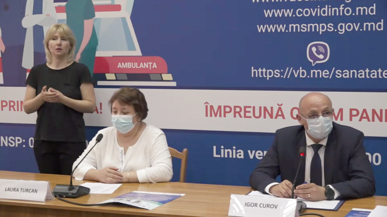 ANSP susține o conferință de presă privind procesul de vaccinare împotriva COVID-19 în Republica Moldova
