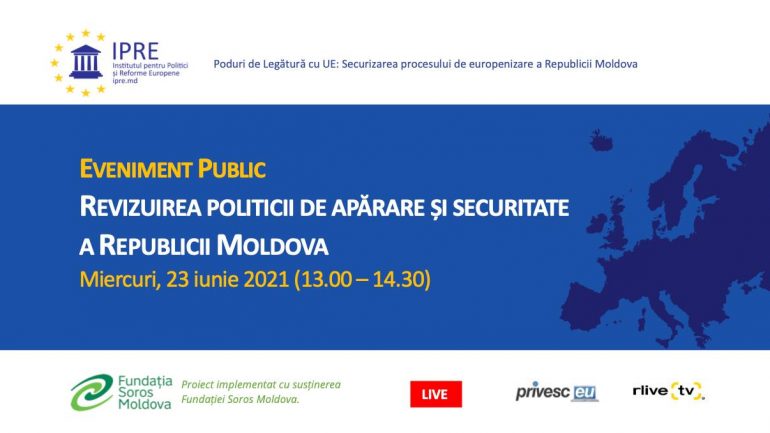 Eveniment public IPRE „Revizuirea politicii de securitate și apărare a RM”