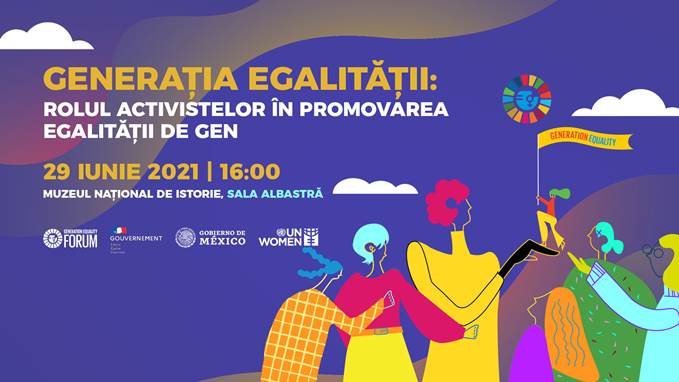 Eveniment organizat de UN Women Moldova cu genericul „Generația egalității: Rolul activistelor în promovarea egalității de gen”