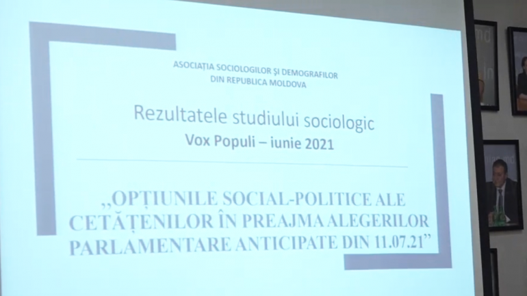 Vox Populi – Iunie 2021 „Opţiunile social-politice ale cetăţenilor în preajmă alegerilor parlamentare anticipate”