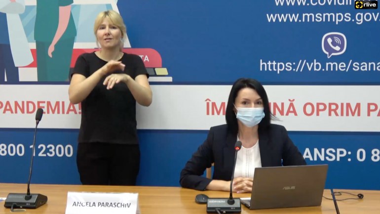 Conferința de presă privind procesul de vaccinare împotriva COVID-19 în Republica Moldova
