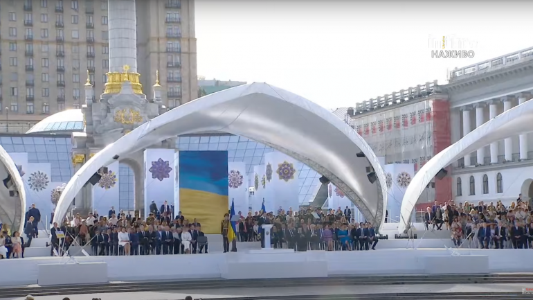 Parada militară de la Kiev, de Ziua Independenței Ucrainei. Participă și militari moldoveni