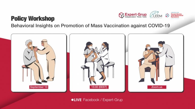 Workshop organizat de „Expert-Grup” cu genericul „Behavioral Insights on Promotion of Mass Vaccination against COVID-19”