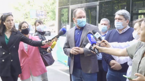 Lansarea a încă cinci autobuze noi pe ruta nr. 9 din Capitală