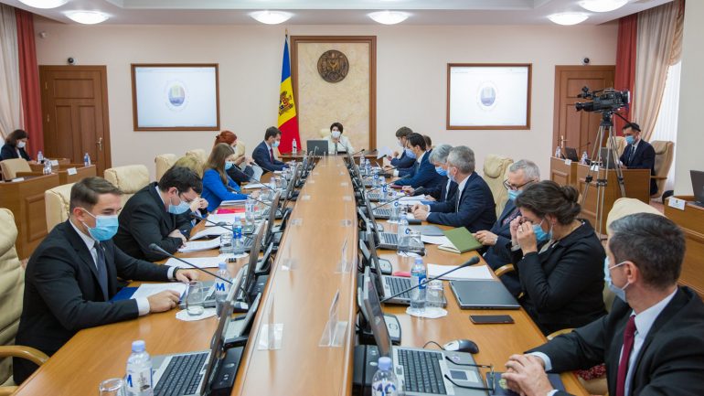 Ședința Guvernului din 30 septembrie 2021, condusă de premierul Natalia Gavrilița