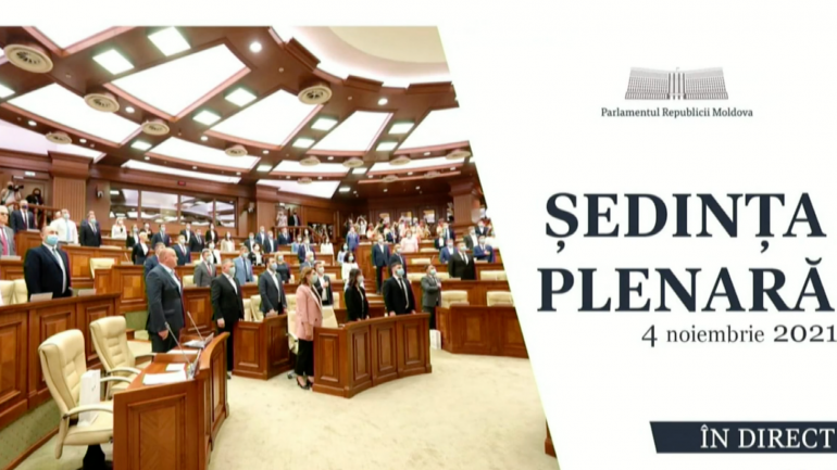 Ședința Parlamentului Republicii Moldova, din 4 noiembrie 2021