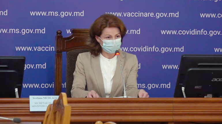 Conferință de presă privind evoluția situației epidemiologice și campaniei de vaccinare împotriva COVID-19 în Republica Moldova
