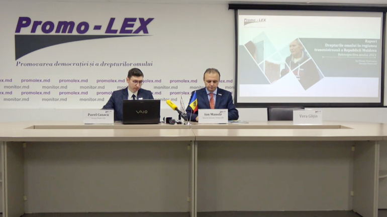 Asociația Promo-LEX prezintă „Raportul Drepturile Omului în regiunea transnistreană a Republicii Moldova. Retrospectiva anului 2021. Actualizări pe ”dosarul Glijin”