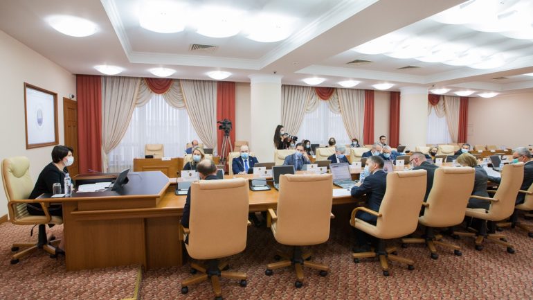 Ședința Cabinetului de miniștri, prezidată de prim-ministrul Republicii Moldova, Natalia Gavrilița