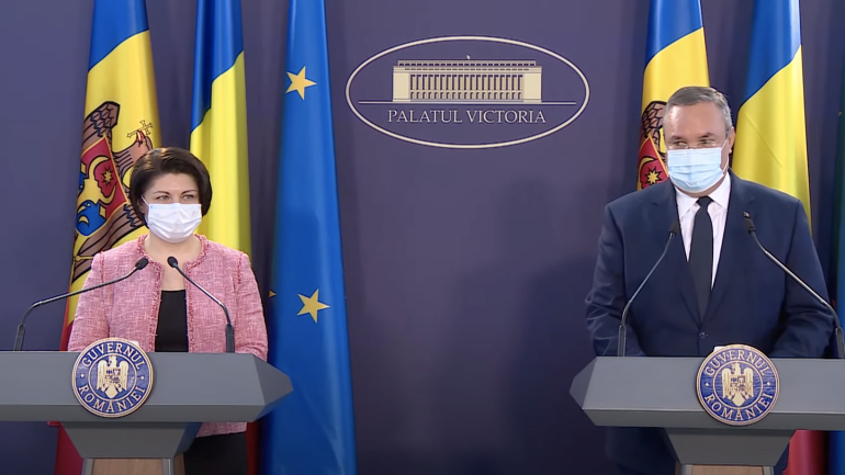 Declarații de presă susținute de prim-ministrul României, Nicolae-Ionel Ciucă, și prim-ministrul Republicii Moldova, Natalia Gavrilița