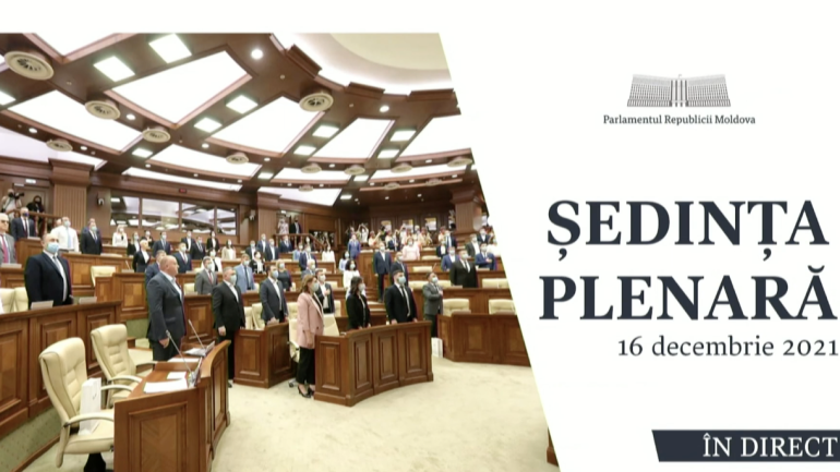 Ședința Parlamentului Republicii Moldova, din 16 decembrie 2021