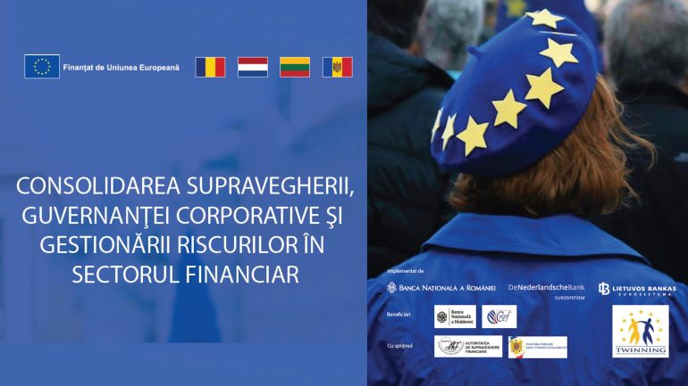 Uniunea Europeană lansează un proiect major de Twinning pentru consolidarea supravegherii, guvernanței corporative și gestionării riscurilor în sectorul financiar al Republicii Moldova de care va beneficia Banca Națională a Moldovei (BNM) și Comisia Națională a Pieței Financiare (CNPF)