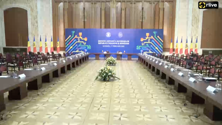 Are loc ședința comună a Guvernelor Republicii Moldova și României