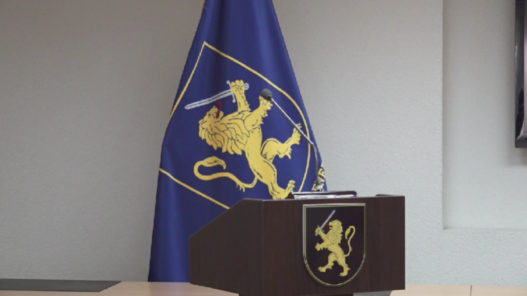 Șeful IGP, Viorel Cernăuțeanu, desfășoară un briefing de presă la tema: „Acțiunile și rezultatele activității  Poliției în perioada sărbătorilor pascale”