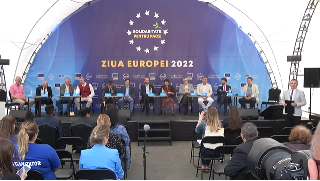 Eveniment media organizat cu prilejul Zilei Europei 2022: solidaritate pentru pace!