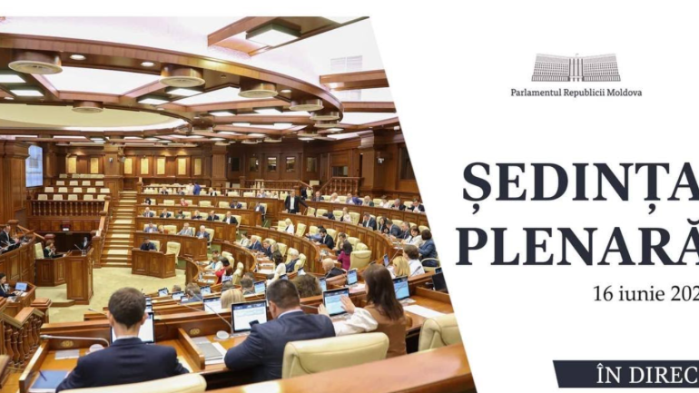 Ședința plenară a Parlamentului din 16 iunie 2022