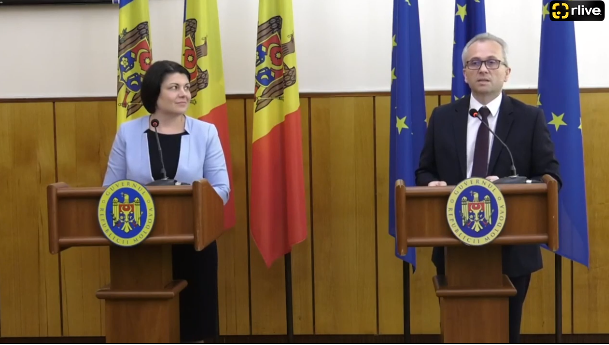 Conferință de presă, susținută de prim-ministra Natalia Gavrilița