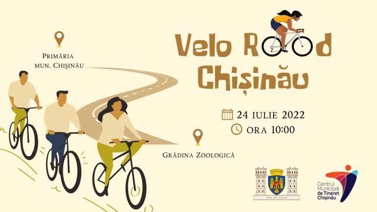 Velo Rood Chișinău organizat de Primăria Municipiului Chișinău 24 iulie 2022