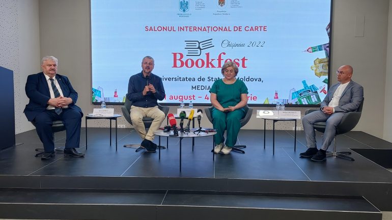 Conferința de presă cu tema „O nouă ediție a Salonului Internațional de Carte – Bookfest Chișinău”