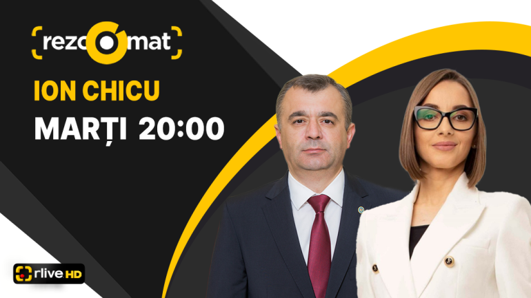 Președintele Partidului Dezvoltării și Consolidării Moldovei, Ion Chicu – invitatul emisiunii Rezoomat!