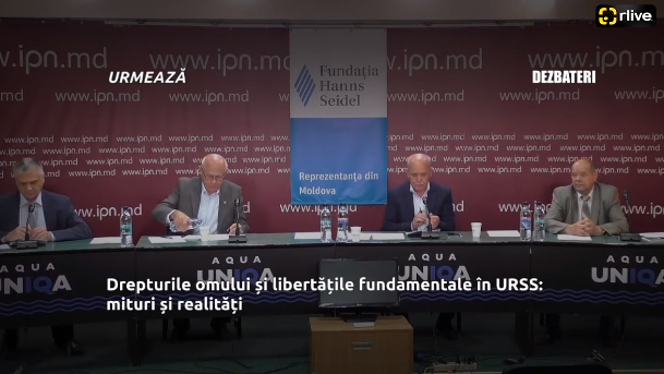 Dezbaterea publică organizată de Agenția de presă IPN la tema „Drepturile omului și libertățile fundamentale în URSS: mituri și realități”