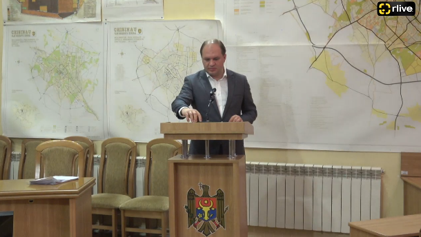 Primarul general al municipiului Chișinău, Ion Ceban susține o conferință de presă