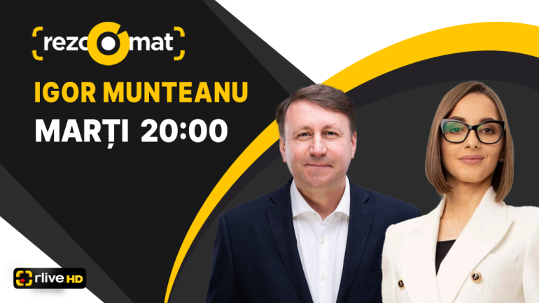 Președintele Coaliției pentru Unitate și Bunăstare, Igor Munteanu – invitatul emisiunii Rezoomat!