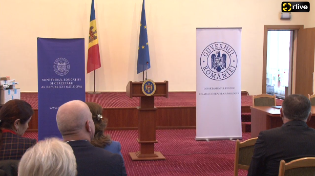 Agenda - Festivitatea de transmitere a donației oferite din partea Departamentului pentru Relația cu Republica Moldova din România către 20 de instituții de învățământ general din Republica Moldova