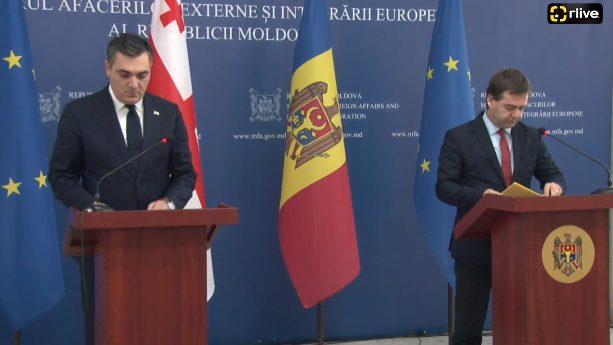 Viceprim-ministrul Nicu Popescu, ministrul afacerilor externe și integrării europene, găzduiește vizita ministrului afacerilor externe al Georgiei, Ilia Darchiashvili
