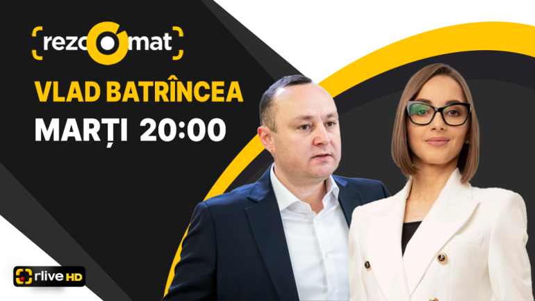 Vicepreședintele Parlamentului, Vlad Batrîncea – invitatul emisiunii Rezoomat!