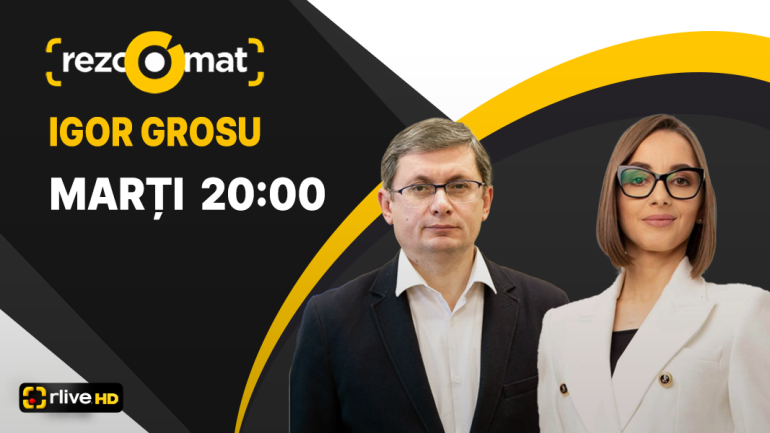 Președintele Parlamentului Republicii Moldova, Igor Grosu – invitatul emisiunii Rezoomat!