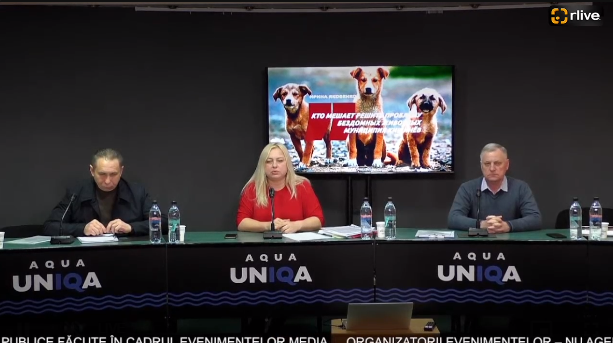 Conferință de presă cu genericul: „Cine împiedică municipiul Chișinău să rezolve problema animalelor fără adăpost?”