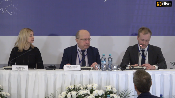 Briefing de presă al co-președinților Adunării Parlamentare Euronest, Ina Coșeru și Andrius Kubilius