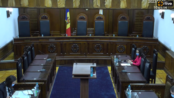Ședința Curții Constituționale de examinare a sesizării nr. 50e/2024 privind validarea unui mandat de deputat în Parlamentul Republicii Moldova