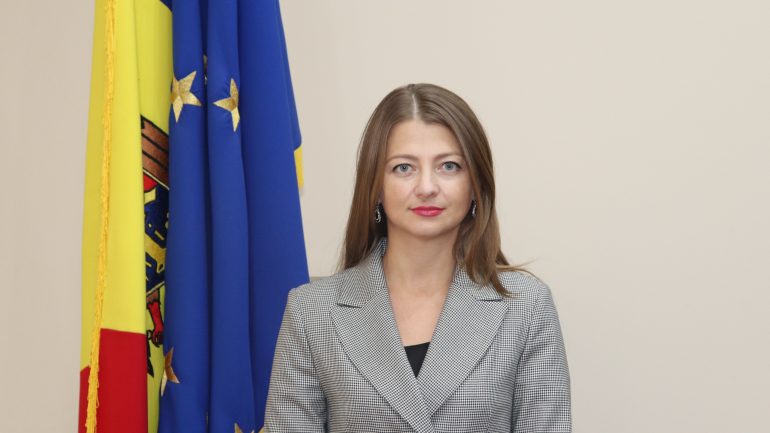 Conferință de presă susținută de ministra Justiției a Republicii Moldova, Veronica Mihailov-Moraru