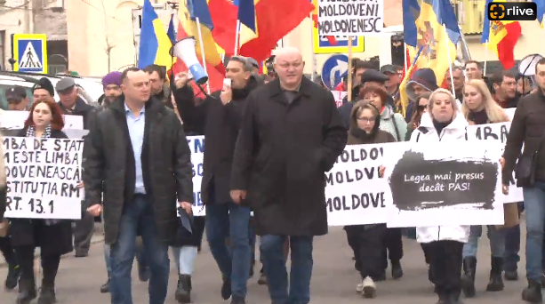 Protest în apărarea Constituției și limbii moldovenești