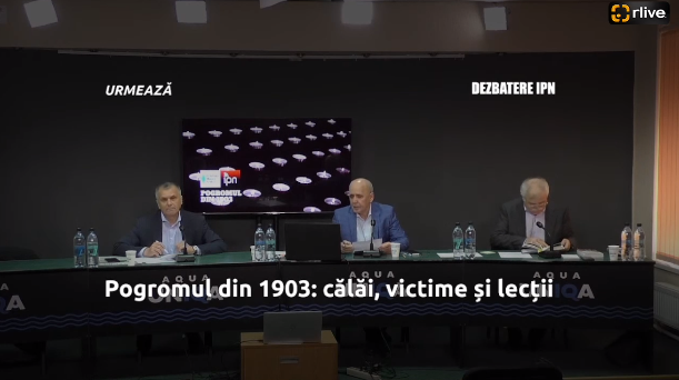 Dezbaterea publică la tema: „Pogromul din 1903: călăi, victime și lecții”