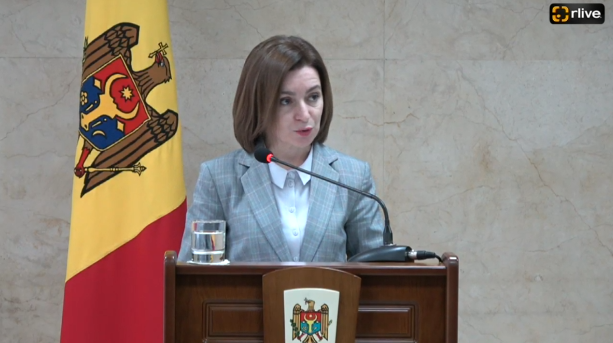 Președinta Republicii Moldova, Maia Sandu, va susține un briefing în legătură cu situația Aeroportului Internațional Chișinău