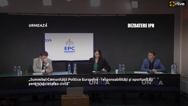 Dezbaterea publică la tema: „Summitul Comunității Politice Europene – responsabilități și oportunități pentru societatea civilă”