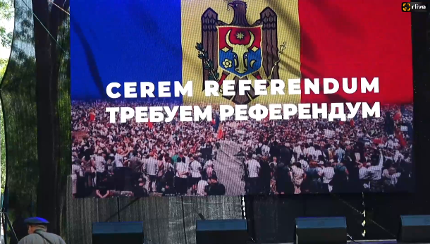 Miting la Bălți organizat de ȘOR: Referendum privind vectorul extern al Moldovei
