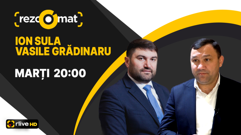 Actualitatea politică, în dezbateri la RliveTV. Vasile Grădinaru și Ion Sula – invitații emisiunii Rezoomat!