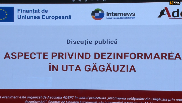 Discuție publică pe subiectul ”Aspecte privind dezinformarea în UTA Găgăuzia”