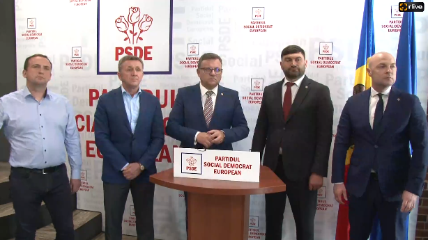 Conferință de presă susținută de Președintele PSDE, Ion Sula, și Marius Constantin Budăi, Ministrul Muncii și Solidarității Sociale în Guvernul României