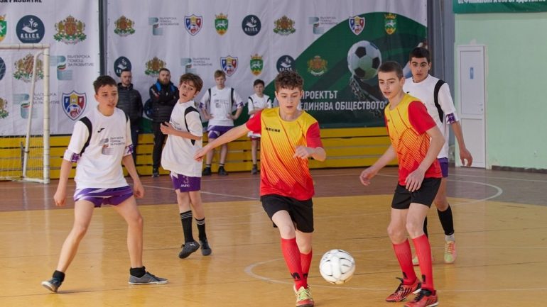 Ceremonia de premiere a câștigătorilor campionatului de minifotbal ”Sportul unește societatea”