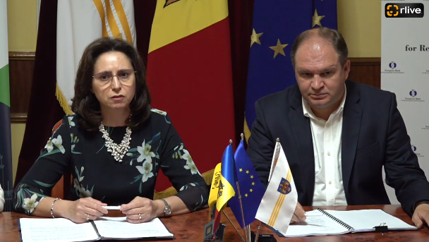 Semnarea de către Primăria Municipiului Chișinău și Banca Europeană pentru Reconstrucție și Dezvoltare a acordului de împrumut de 8 mil. Euro și a acordului de grant în valoare de 4 mil. Euro